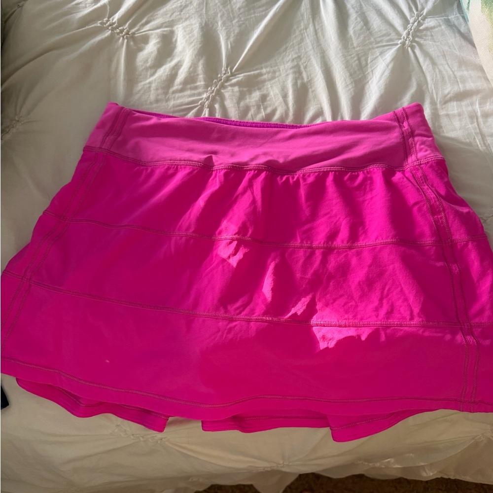 Lululemon Athletica Bright Pink Mini Skirt
